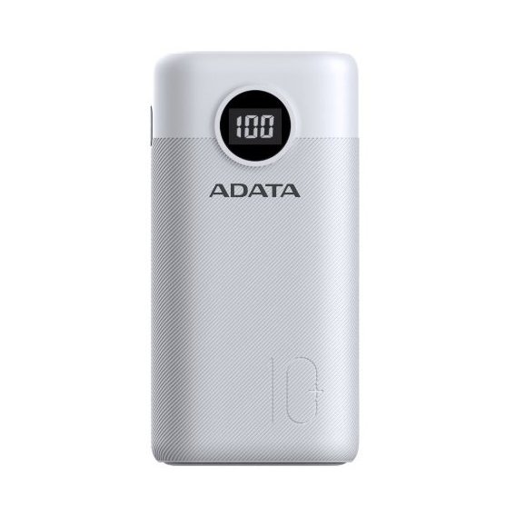 Внешний аккумулятор Adata Power Bank 10000mAh PD QC 3.0 22.5W White (AP10000QCD-DGT-CWH)