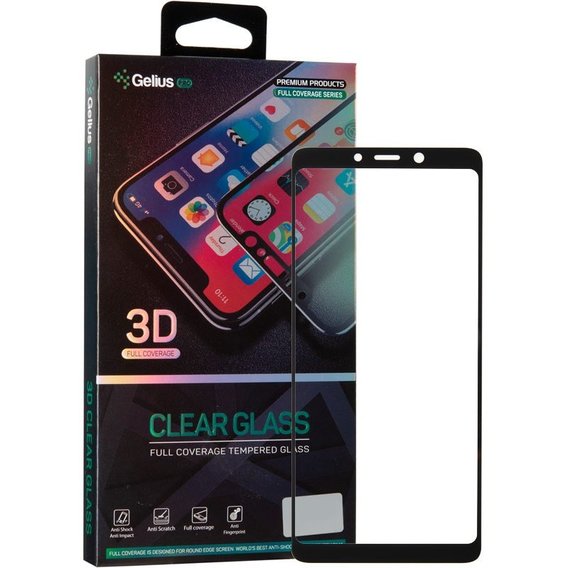 Аксессуар для смартфона Gelius Tempered Glass Pro 3D Black for Samsung A920 Galaxy A9 2018