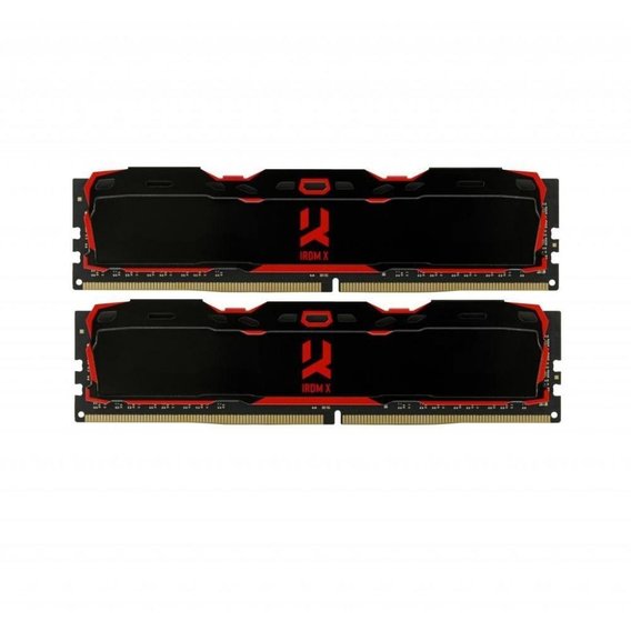 Goodram DDR4 2x8Gb 3000MHz Iridium X Black (IR-X3000D464L16S/16GDC)