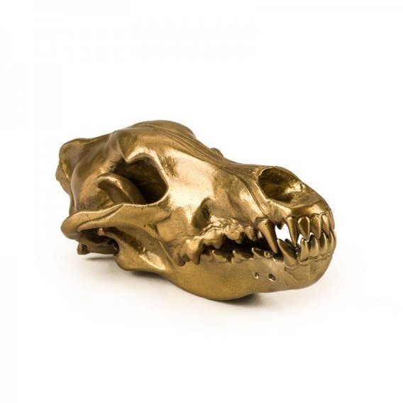 Статуэтка Seletti Diesel-wolf skull волчий череп 14х28х12 см (10892)
