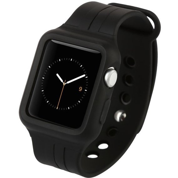 Аксессуар для Watch Baseus Fresh-Color Sports Band Black for Apple Watch 38mm