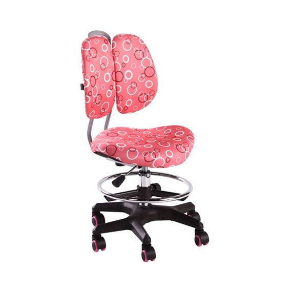 Кресло Evo-kids Simba PO (арт.Y-416 PO) обивка розовая с кольцами