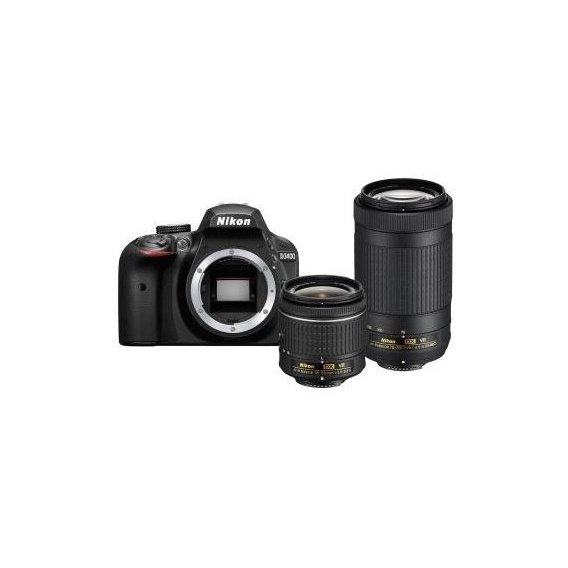 Nikon D3400 kit (18-55mm VR + 70-300 VR)