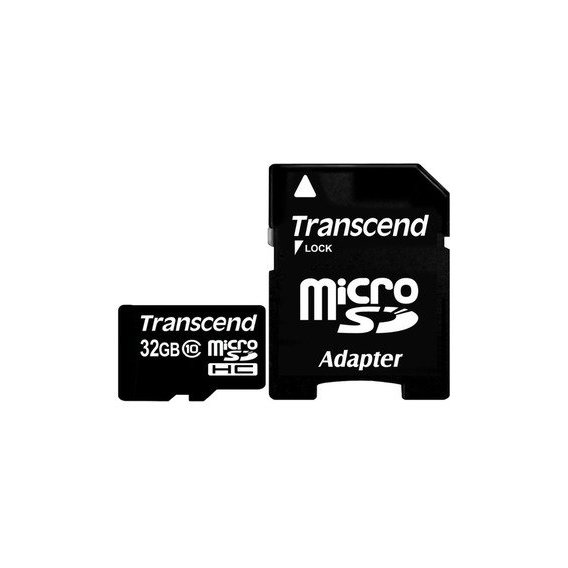 Карта памяти Transcend 32GB microSDHC Class 10 + adapter (TS32GUSDHC10)