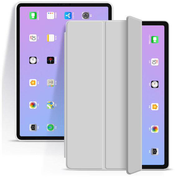 Аксессуар для iPad BeCover Case Book Soft TPU Tri Fold Gray (706722) for iPad mini 6 2021
