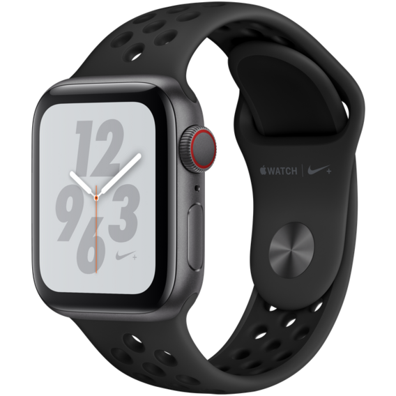 Apple Watch Series 4 Nike+ 40mm GPS+LTE Space Gray Aluminum Case with Anthracite/Black Nike Sport Band (MTX82)