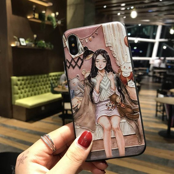 Аксессуар для iPhone Fashion YCT Picture TPU Girl in the Room for iPhone X/iPhone Xs