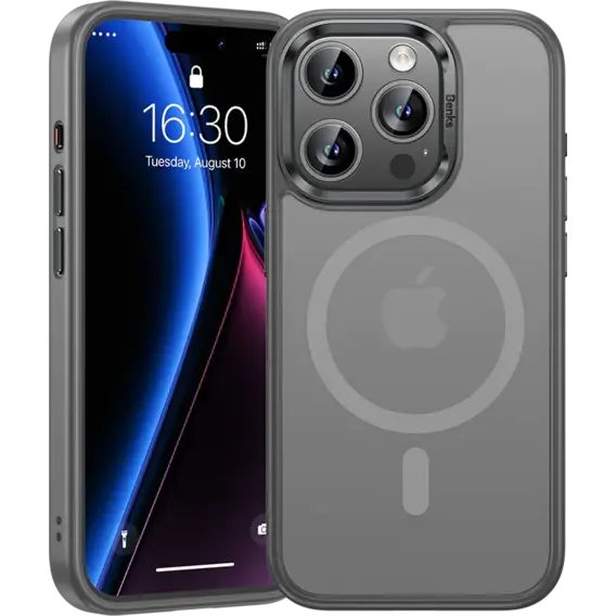 Аксессуар для iPhone Benks MagClap Mist Protective Gray for iPhone 15 Pro Max