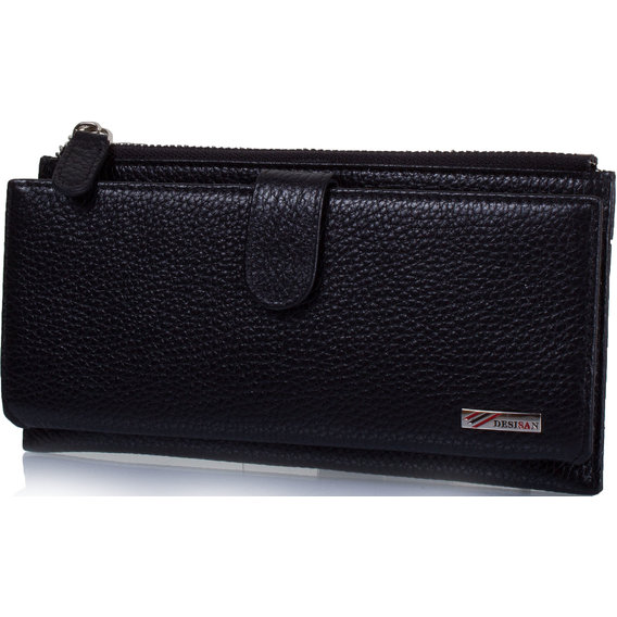 Жіночий гаманець Desisan чорний (SHI732-1)