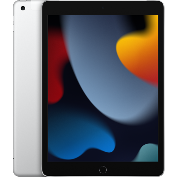 Планшет Apple iPad 9 10.2" 2021 Wi-Fi + LTE 64GB Silver (MK673, MK493)