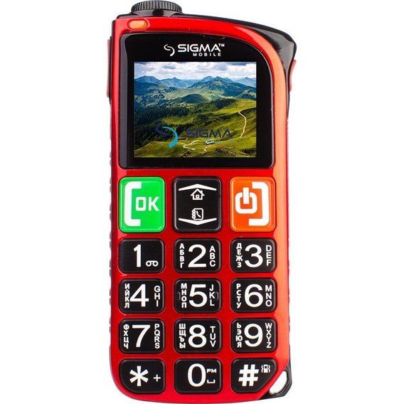 Мобильный телефон Sigma mobile Comfort 50 Light DS Red (UA UCRF)