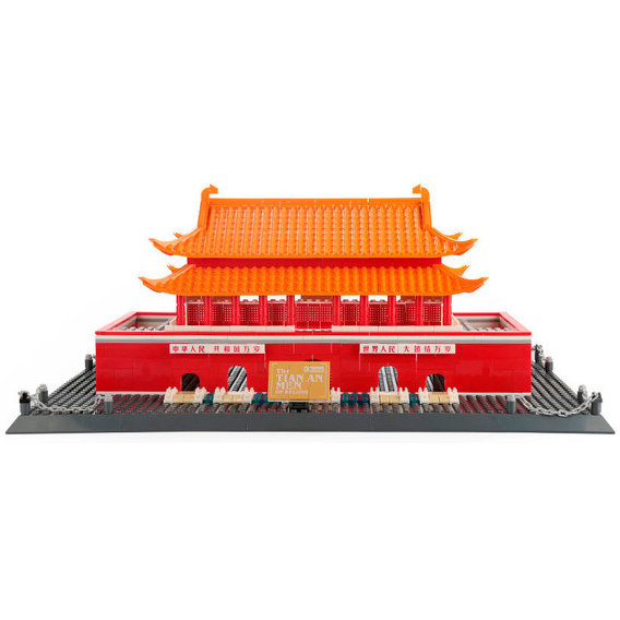 Конструктор Wange Врата небесного спокойствия — Башня Тяньаньмэнь, Пекин, Китай (5218)
