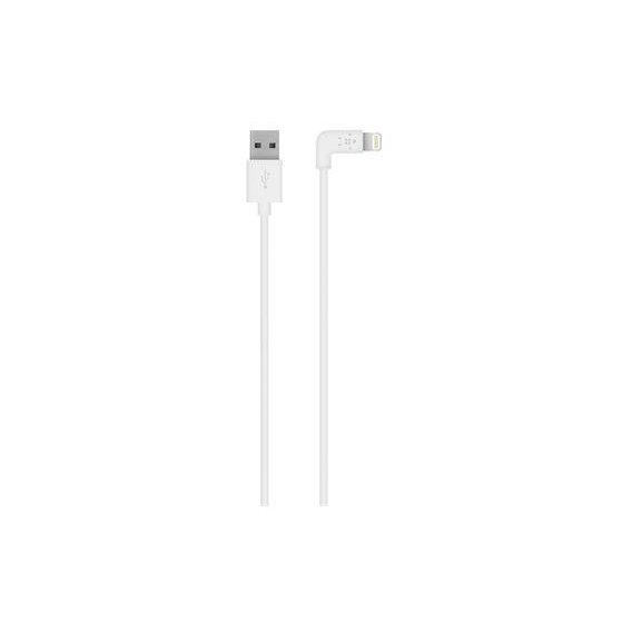 Кабель Belkin USB Cable to Lightning MIXIT Right Angle 1.2m White (F8J147BT04-WHT)