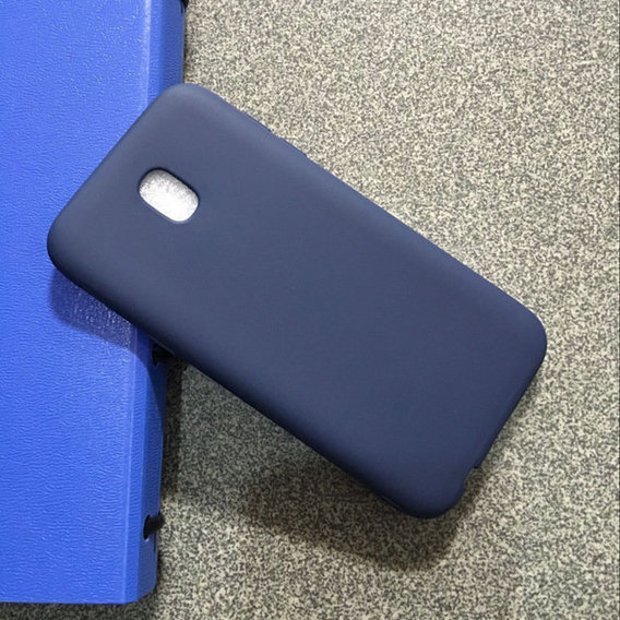 Аксессуар для смартфона Mobile Case Silicone Cover Dark Blue for Samsung J730 Galaxy J7 2017
