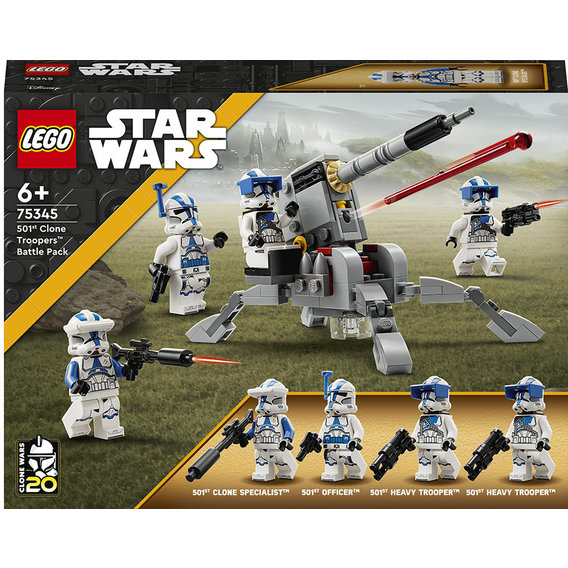 Конструктор LEGO Star Wars Боевой набор клонов-пехотинцев 501-го легиона (75345)