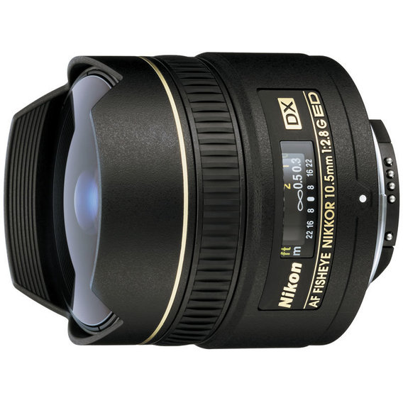 Объектив для фотоаппарата Nikon 10.5mm f/2.8G ED AF DX Fisheye-Nikkor