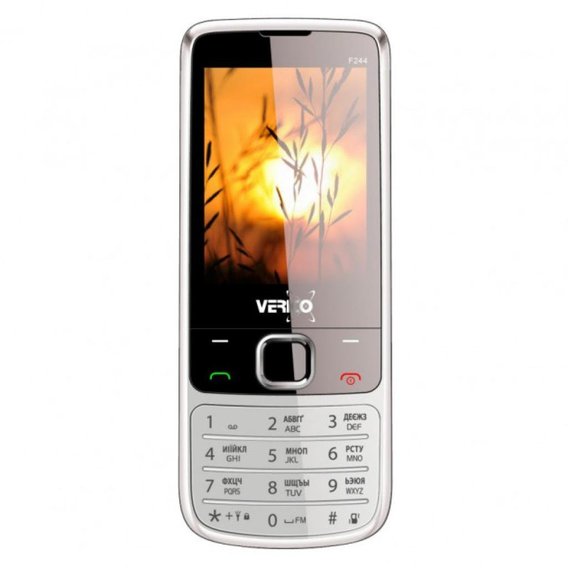 Мобильный телефон Verico Style F244 Silver (UA UCRF)
