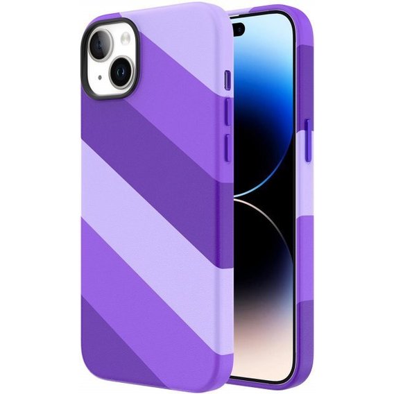 Аксессуар для iPhone VOKAMO Case with MagSafe Purple for iPhone 15 (NVK010807)