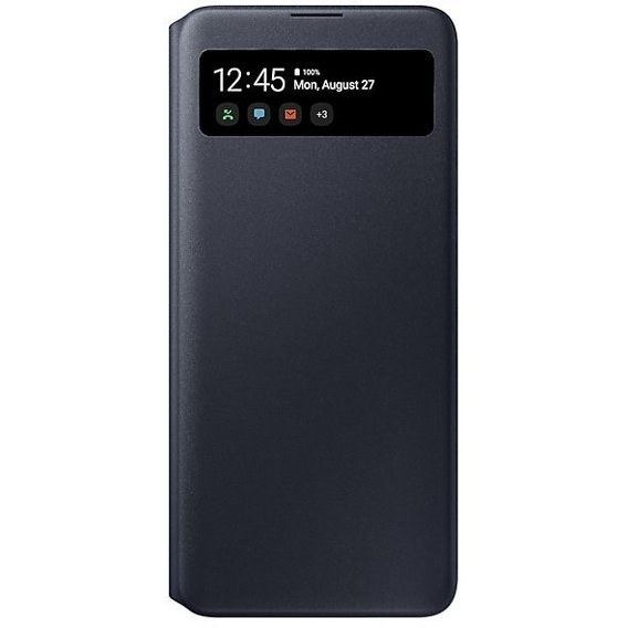 Аксессуар для смартфона Samsung Wallet Cover View S Black (EA715PBEGRU) for Samsung A715 Galaxy A71