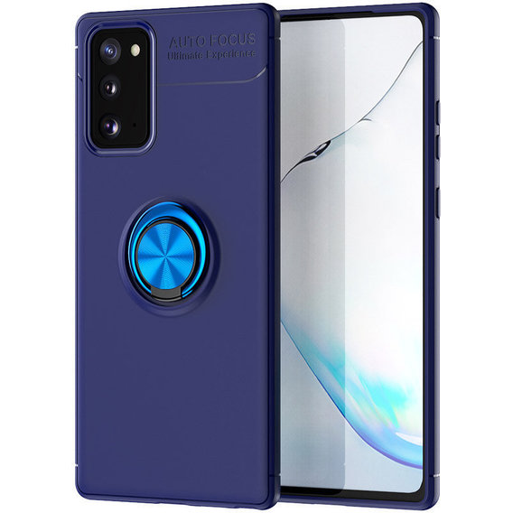 Аксессуар для смартфона TPU Case TPU PC Deen ColorRing Magnetic Holder Blue for Samsung N980 Galaxy Note 20