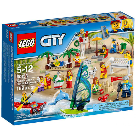 Конструктор LEGO City Отдых на пляже (60153)