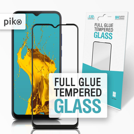 Аксессуар для смартфона Piko Tempered Glass Full Glue Black for Motorola G8 Power Lite