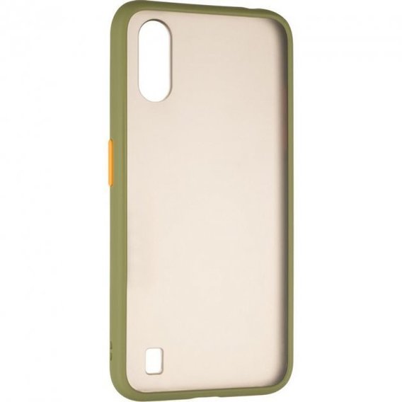 Аксессуар для смартфона Gelius Mat Case New with Bumper Green for Samsung A015 Galaxy A01/M015 Galaxy M01
