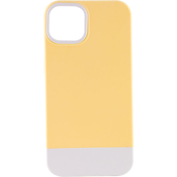 Аксессуар для iPhone Mobile Case TPU+PC Bichromatic Creamy Yellow / White for iPhone 11