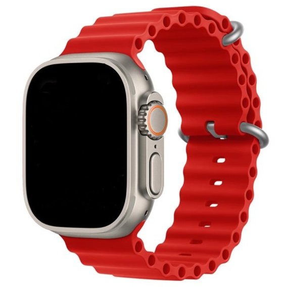 Аксессуар для Watch AhaStyle Ocean Band Red (WG102RD) for Apple Watch 42/44/45/49mm