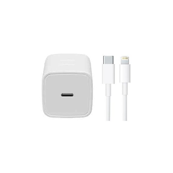 Зарядное устройство iWALK USB-C Wall Charger 20W White (ADL020L) with Cable USB-C to Lightning (CST024CIP)