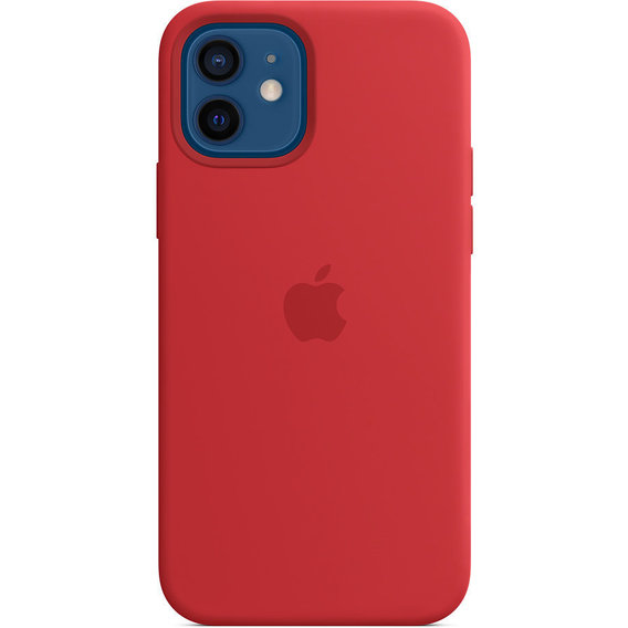 Аксессуар для iPhone Apple Silicone Case with MagSafe (PRODUCT) Red (MHL63) for iPhone 12/iPhone 12 Pro