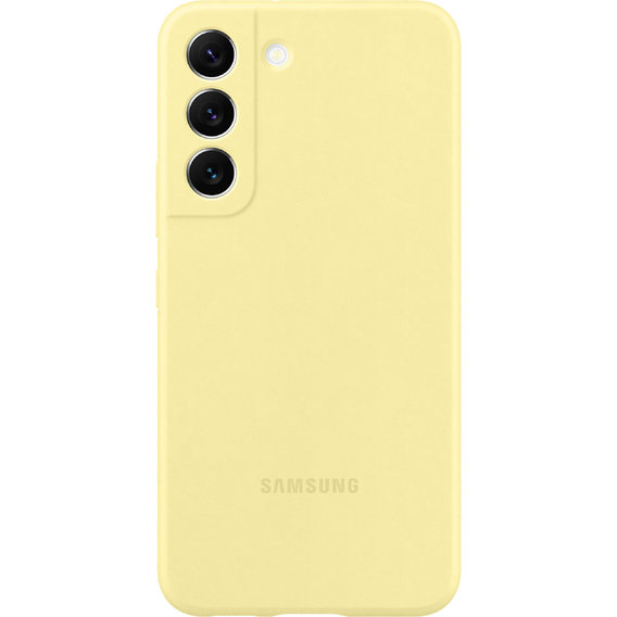 Аксессуар для смартфона Samsung Silicone Cover Butter Yellow (EF-PS901TYEGRU) for Samsung S901 Galaxy S22