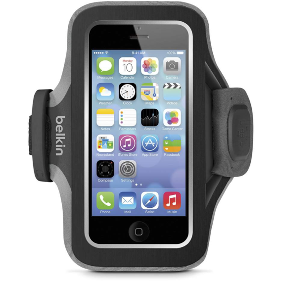 Аксесуар для iPhone Belkin Slim Fit Armband Black/Grey (F8W299VFC00) for iPhone 5/5S/SE