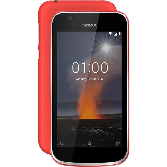 Смартфон Nokia 1 Dual SIM Red (UA UCRF)
