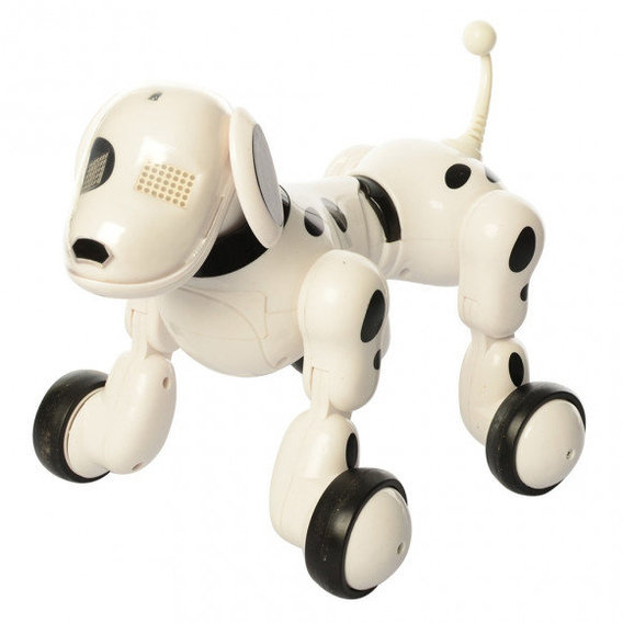 Собака на радіокеруванні чорно-біла (RC 0006)