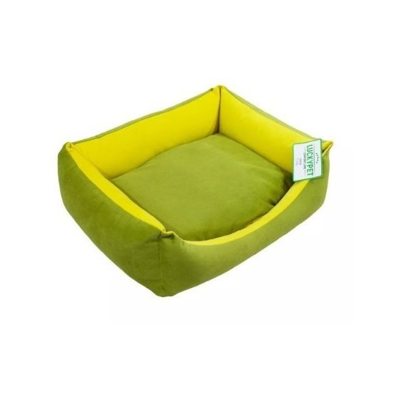 Лежак Luсky Pet Ліра-new №1 40х50х16 см зелено-желтый (555045)