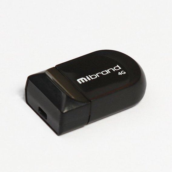 USB-флешка Mibrand 4GB Scorpio Black USB 2.0 (MI2.0/SC4M3B)