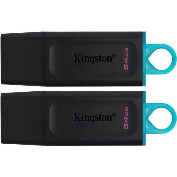 USB-флешка Kingston 2x32GB Exodia USB 3.2 Black/White (DTX/32GB-2P)