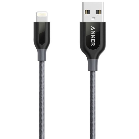 Кабель ANKER USB Cable to Lightning Powerline+ V3 90cm Grey (A8121HA1)