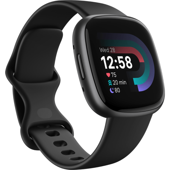 Смарт-часы Fitbit Versa 4 Black / Graphite Aluminum