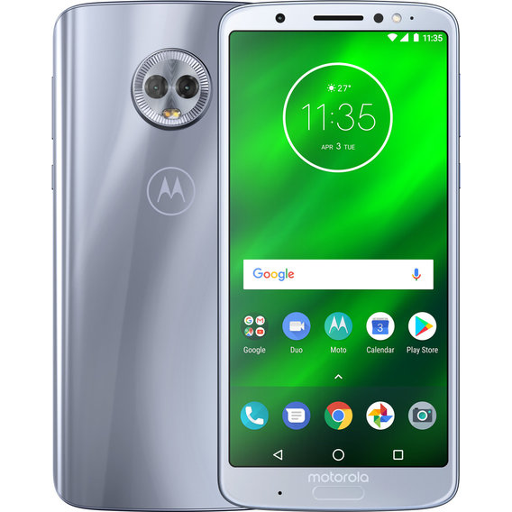 Смартфон Motorola Moto G6 Plus 4/64GB Dual XT1926-3 Silver