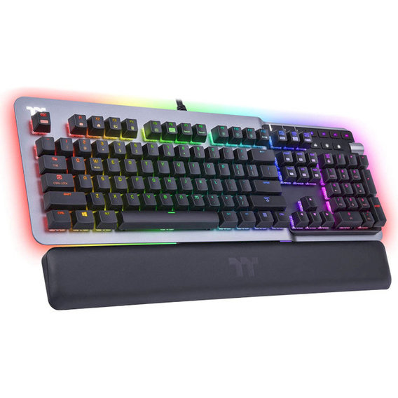 Клавиатура Thermaltake ARGENT K5 RGB Gaming Keyboard Cherry MX Speed Silver (GKB-KB5-SSSRUS-01)