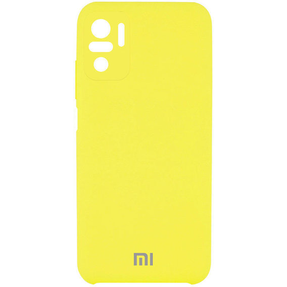 Аксессуар для смартфона Mobile Case Silicone Cover Shield Camera Bright Yellow for Xiaomi Redmi Note 10 / Note 10s