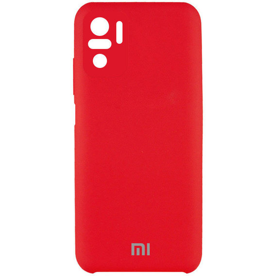 Аксессуар для смартфона Mobile Case Silicone Cover Shield Camera Red for Xiaomi Redmi Note 10 / Note 10s