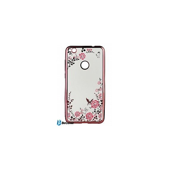 Аксессуар для смартфона BeCover Flowers Series Pink for Huawei P8 Lite 2017