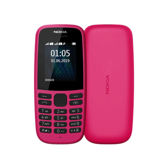 Мобильный телефон Nokia 105 Single Sim 2019 Pink (UA UCRF)