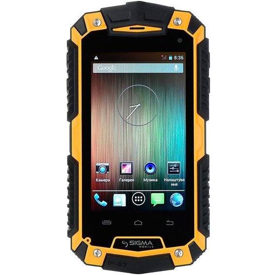 Смартфон Sigma mobile X-treame PQ16 Yellow (UA UCRF)