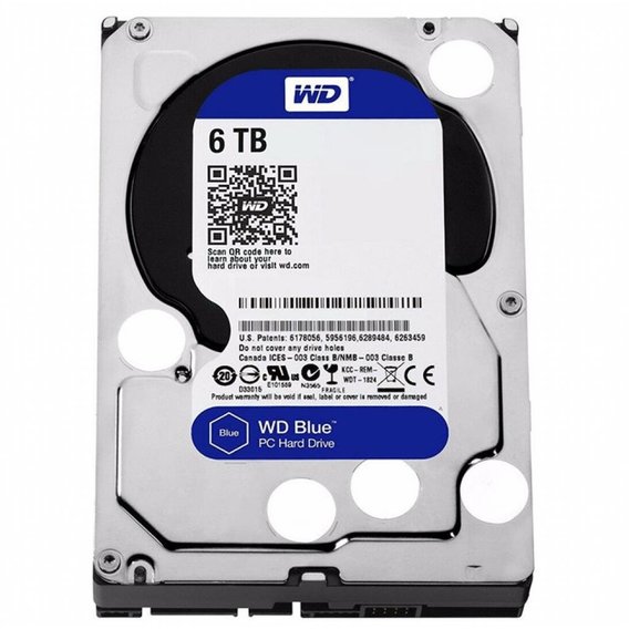 Внутренний жесткий диск WD Blue 6 TB (WD60EZAZ)
