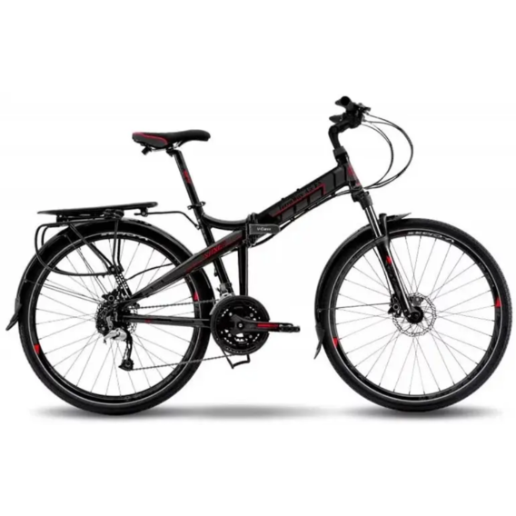 Велосипед Велосипед VNC 2023' 26" TerraWay A5 FS V8A5S-2642-BR 42см (1841) black (shiny)/red (matt)