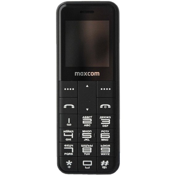 Мобильный телефон Maxcom MM111 Black (UA UCRF)